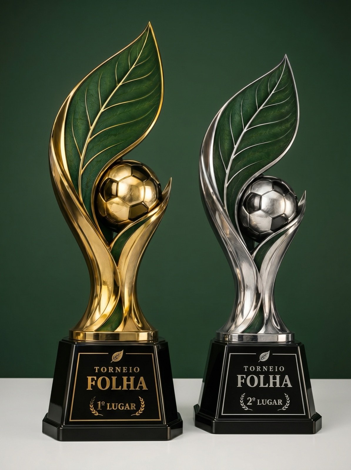 Troféus do Torneio Folha · 1º e 2º lugar