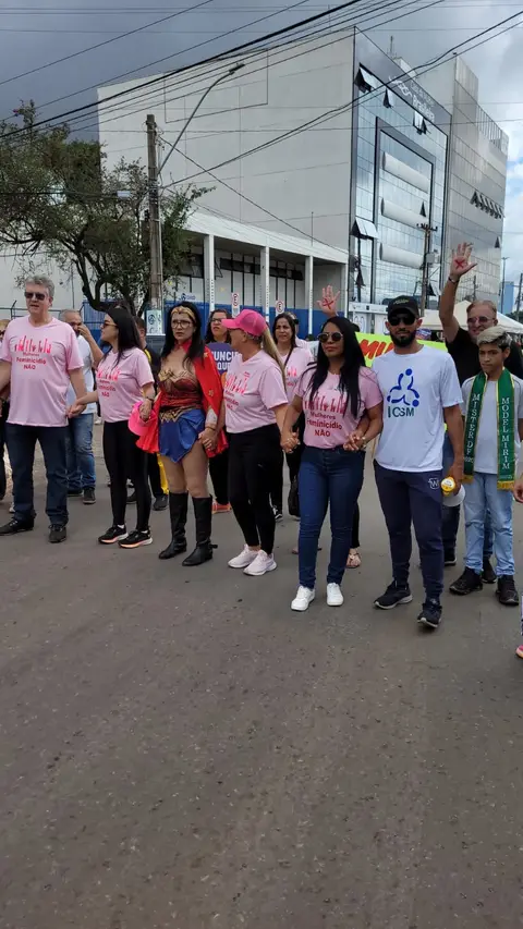 ICSM na caminhada contra o feminicídio, foto 2