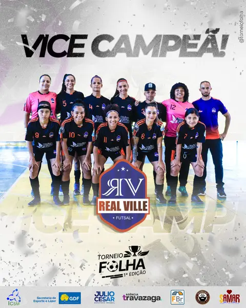 Arte do Real Ville, vice-campeão da 1ª edição do Torneio Folha